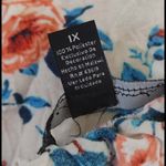 French Laundry Floral Cold Shoulder Blouse Top Photo 5