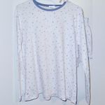 Lake Pajamas Pima Weekend Long Short Set Blue Snowflake XL New NWT Photo 0