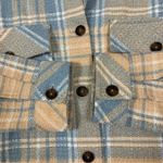 Boston Traders  Plaid Flannel Shacket Jacket Button Front Midweight Workwear‎ M Photo 3