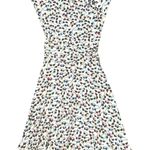 Retrolicious ModCloth Cat Eye Sunglasses Ruched Scarf Dress Made in USA Sz Med White Photo 0