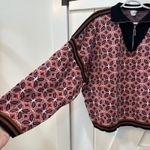 Nouveaux Womens Sweater 3XL Anthro 1/4 Zip Knit Geo Bright Pink Size undefined Photo 2