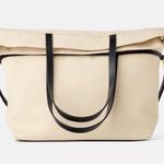 ZARA NWT  Canvas Tote Photo 0