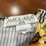 Jamie & Layla Shift Dress Women's Petites PS Above Knee Sunflower Floral Stretch Size undefined Photo 2