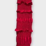 ORIRE Nama Smocked Ruffle Strapless Maxi Dress Size US/2 Pink Photo 6