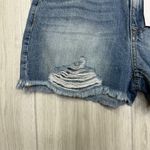 NWT KanCan Marie High Rise Stretch Mom Shorts Distressed Cutoff Raw Hem M Medium Photo 7