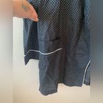 Victoria's Secret  Black and White Polka Dot Short Robe size XL Photo 7
