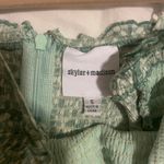 Isabelle's Cabinet Green Floral Mini Dress Photo 4