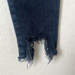 AGOLDE  Sophie black chewed hem skinny jeans Photo 5