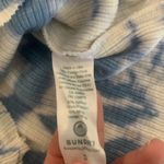 Sundry  Strappy Women's Tank Top Blue & White Tie Dye Size: Large Photo 2