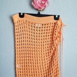 Lovers + Friends  Orange Crochet Stellar Skirt Photo 3