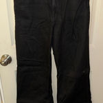 H&M  Jeans High-Waisted Wide-Leg Black Photo 0