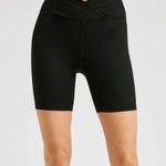 Year of Ours V Waist Ribbed Biker Shorts Black Photo 0
