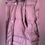 Ralph Lauren Lauren Women's Medium Down Burgundy Faux Fur Hooded Puffer Jacket Photo 6