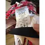 Coco reef  Bra Sized Swimwear Floral Print Pink White Black Tankini Top 34DD Photo 3