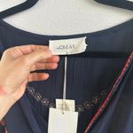 The Great. The Beaded Corridor Dress New Blue Photo 4