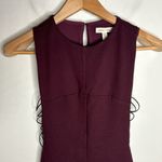 Silence + Noise UO Silence + noice burgundy cutout sheath dress with strap detail size XS Photo 2