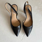Antonio Melani  Kacy Slingback Leather Pumps size 9M leather heels black Photo 5