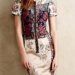 Anthropologie Beguile by Byron Lars Pierced Brocade Dress sz 0 XS Pink Photo 1