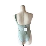 ZARA NWT  LIMITLESS CONTOUR COLLECTION ONE SHOULDER BODYSUIT MINT GREEN Photo 3