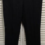 Zach & Rachel Black Dress Pants Pleats Elastic Band Size Large Mid Rise‎ Photo 0
