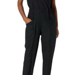 Joie  Lucie Jumpsuit Black Linen XS Caviar Revolve Photo 3
