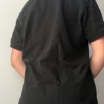 vintage black polo collar shirt Size M Photo 2