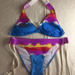 Hooters Bin 41 #5 New  Girl Rare Vintage 2Pc Tye Dye Bikini Size Small Photo 0