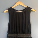 Alice + Olivia Bateau Neckline Black Mini Dress Photo 3