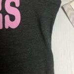 Chin Up Apparel  Gray /Pink Graphic Workout Tank Photo 2