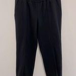 J.Crew  Black Cropped Poly/Wool/Cotton Blend Pants Size 8 EUC Photo 0