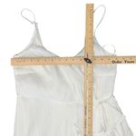 Lulus White Captivated Beauty Satin Ruffle Dress Bridal Wedding size S NEW Tags Photo 4