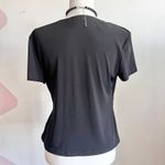 Black Wrap Babydoll Top, Fairy Grunge Y2K Gothic‎ Coquette XL Photo 2