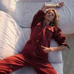 ZARA The 80s Collection Devon Denim Wine Utility Jumpsuit size XS Photo 2