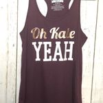 Chin Up Apparel Chin Up  Women's Graphic Racerback Tee Sz M Photo 0