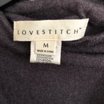 Lovestitch  Carys Fringe Shawl Sweater Gray M Photo 5