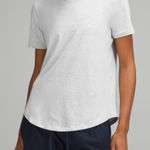 Lululemon athletica Love Curved-Hem Crewneck T-Shirt Photo 0