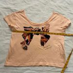 NWT Liz Lisa peach pink bow print crop top Size 0 Orange Photo 7