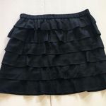 Michael Kors Black tiered ruffled skirt Photo 0