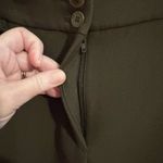 Talbots Hampshire Pleated Pants Trouser Olive Green Size 12 Photo 3