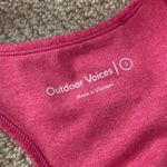 Outdoor Voices Athena Crop Top Bra Warmup Leggings Bundle Flamingo Pink Like New Photo 5