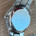 Skagen Steel Denmark Ladies Watch Crystal Markers Stainless Bracelet and Dial Photo 5