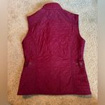 Barbour  Women’s Quilted Vest – Maroon | Size 6 Photo 1