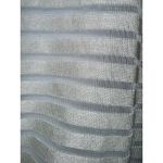 Natori Top Large Ivory Striped Sheer Short Sleeve Knit Tee USA Made Size L Photo 3