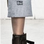 One Teaspoon Jeans Size 25 Awesome Baggies Cropped Distressed Free Love NWT Blue Photo 1