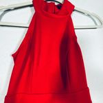 Lulus  Red Flirty Night Slit Dress NWT Photo 5