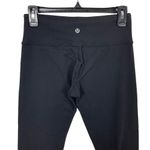 Lululemon Crop Leggings Black Gray Colorblock High Rise Athletic 6 Photo 4
