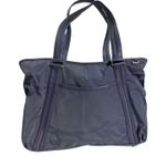 Tumi Blue Nylon Tote Bag Handbag Purse Travel Work Casual Lightweight Photo 0