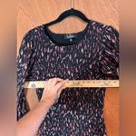 Lulus Smocked Balloon Sleeve Dress Multicolor Print Size M Photo 5