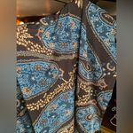 NWT Allen B by Allen Schwartz Womens Brown Blue Dress size Large Strapless‎ Photo 7