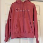 Champion Vintage 1980’s Reverse Weave Women's Hoodie, Small, Pink Rose Photo 0